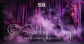 Purple Haze Studio Fabric Backdrop-Fabric Photography Backdrop-Snobby Drops Fabric Backdrops for Photography, Exclusive Designs by Tara Mapes Photography, Enchanted Eye Creations by Tara Mapes, photography backgrounds, photography backdrops, fast shipping, US backdrops, cheap photography backdrops