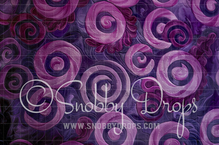 Purple Swirls Carpet Fabric Backdrop-Fabric Photography Backdrop-Snobby Drops Fabric Backdrops for Photography, Exclusive Designs by Tara Mapes Photography, Enchanted Eye Creations by Tara Mapes, photography backgrounds, photography backdrops, fast shipping, US backdrops, cheap photography backdrops