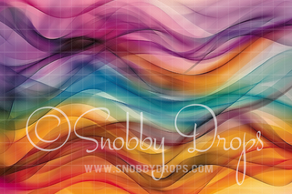 Rainbow Flow Abstract Fabric Backdrop-Fabric Photography Backdrop-Snobby Drops Fabric Backdrops for Photography, Exclusive Designs by Tara Mapes Photography, Enchanted Eye Creations by Tara Mapes, photography backgrounds, photography backdrops, fast shipping, US backdrops, cheap photography backdrops