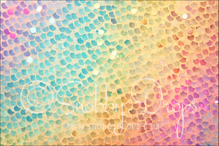 Rainbow Mermaid Sequins Fabric Backdrop-Fabric Photography Backdrop-Snobby Drops Fabric Backdrops for Photography, Exclusive Designs by Tara Mapes Photography, Enchanted Eye Creations by Tara Mapes, photography backgrounds, photography backdrops, fast shipping, US backdrops, cheap photography backdrops