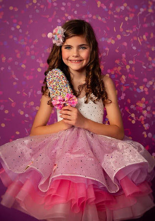 Rainbow Sprinkles Ice Cream Propsicle-Accessories-Snobby Drops Fabric Backdrops for Photography, Exclusive Designs by Tara Mapes Photography, Enchanted Eye Creations by Tara Mapes, photography backgrounds, photography backdrops, fast shipping, US backdrops, cheap photography backdrops