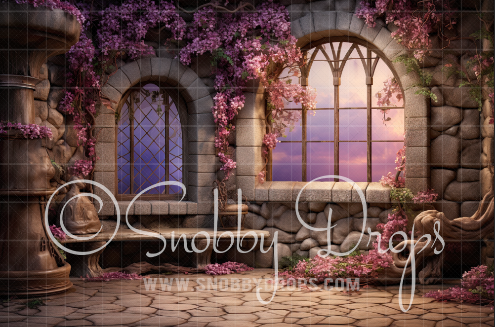 Rapunzel's Room Fabric by Snobby Drops