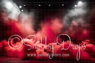 Red and Black Eras Fabric Backdrop-Fabric Photography Backdrop-Snobby Drops Fabric Backdrops for Photography, Exclusive Designs by Tara Mapes Photography, Enchanted Eye Creations by Tara Mapes, photography backgrounds, photography backdrops, fast shipping, US backdrops, cheap photography backdrops