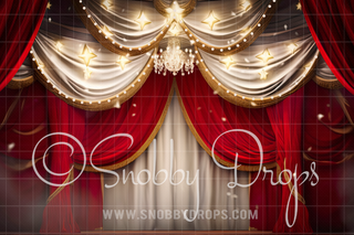 Red Circus Tent Fabric Backdrop-Fabric Photography Backdrop-Snobby Drops Fabric Backdrops for Photography, Exclusive Designs by Tara Mapes Photography, Enchanted Eye Creations by Tara Mapes, photography backgrounds, photography backdrops, fast shipping, US backdrops, cheap photography backdrops