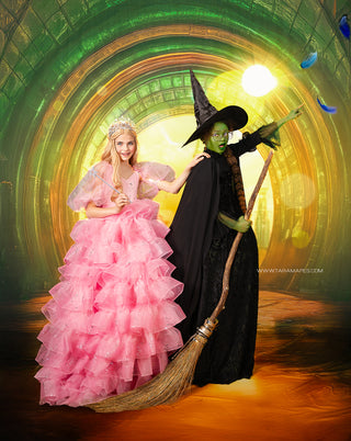 RTS Wicked Portal 8X14 Fab Fab Sweep With Pole Pocket-Fabric Photography Sweep-Snobby Drops Fabric Backdrops for Photography, Exclusive Designs by Tara Mapes Photography, Enchanted Eye Creations by Tara Mapes, photography backgrounds, photography backdrops, fast shipping, US backdrops, cheap photography backdrops