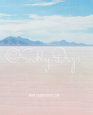 Salt Flats Fabric Backdrop Sweep-Fabric Photography Sweep-Snobby Drops Fabric Backdrops for Photography, Exclusive Designs by Tara Mapes Photography, Enchanted Eye Creations by Tara Mapes, photography backgrounds, photography backdrops, fast shipping, US backdrops, cheap photography backdrops