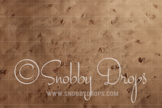 Sandy Burrow Dirt Fabric Floor-Fabric Floor-Snobby Drops Fabric Backdrops for Photography, Exclusive Designs by Tara Mapes Photography, Enchanted Eye Creations by Tara Mapes, photography backgrounds, photography backdrops, fast shipping, US backdrops, cheap photography backdrops