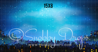 Silhouette of London City Fabric Backdrop-Fabric Photography Backdrop-Snobby Drops Fabric Backdrops for Photography, Exclusive Designs by Tara Mapes Photography, Enchanted Eye Creations by Tara Mapes, photography backgrounds, photography backdrops, fast shipping, US backdrops, cheap photography backdrops