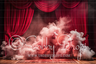 Smoky Red Studio Fabric Backdrop-Fabric Photography Backdrop-Snobby Drops Fabric Backdrops for Photography, Exclusive Designs by Tara Mapes Photography, Enchanted Eye Creations by Tara Mapes, photography backgrounds, photography backdrops, fast shipping, US backdrops, cheap photography backdrops