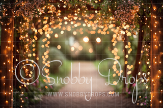 Spring Bokeh Barn Fabric Backdrop-Fabric Photography Backdrop-Snobby Drops Fabric Backdrops for Photography, Exclusive Designs by Tara Mapes Photography, Enchanted Eye Creations by Tara Mapes, photography backgrounds, photography backdrops, fast shipping, US backdrops, cheap photography backdrops