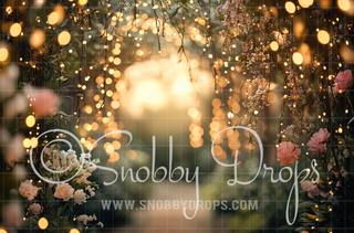 Spring Bokeh Scene Fabric Backdrop-Fabric Photography Backdrop-Snobby Drops Fabric Backdrops for Photography, Exclusive Designs by Tara Mapes Photography, Enchanted Eye Creations by Tara Mapes, photography backgrounds, photography backdrops, fast shipping, US backdrops, cheap photography backdrops