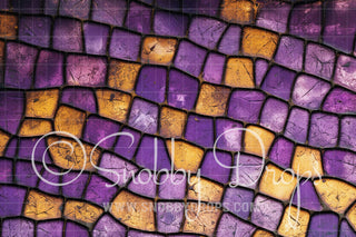 Sugar Plum Cobblestone Fabric Floor-Fabric Floor-Snobby Drops Fabric Backdrops for Photography, Exclusive Designs by Tara Mapes Photography, Enchanted Eye Creations by Tara Mapes, photography backgrounds, photography backdrops, fast shipping, US backdrops, cheap photography backdrops