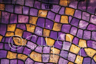 Sugar Plum Cobblestone Floor-Floor-Snobby Drops Fabric Backdrops for Photography, Exclusive Designs by Tara Mapes Photography, Enchanted Eye Creations by Tara Mapes, photography backgrounds, photography backdrops, fast shipping, US backdrops, cheap photography backdrops