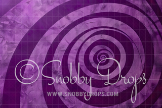 Swirly Purple Spiral Fabric Backdrop-Fabric Photography Backdrop-Snobby Drops Fabric Backdrops for Photography, Exclusive Designs by Tara Mapes Photography, Enchanted Eye Creations by Tara Mapes, photography backgrounds, photography backdrops, fast shipping, US backdrops, cheap photography backdrops