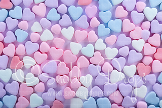 Talking Hearts Valentine Fabric Backdrop-Fabric Photography Backdrop-Snobby Drops Fabric Backdrops for Photography, Exclusive Designs by Tara Mapes Photography, Enchanted Eye Creations by Tara Mapes, photography backgrounds, photography backdrops, fast shipping, US backdrops, cheap photography backdrops