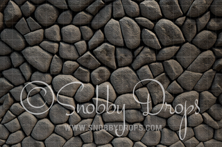 Textured Cobblestone Fabric or Rubber Backed Floor-Floor-Snobby Drops Fabric Backdrops for Photography, Exclusive Designs by Tara Mapes Photography, Enchanted Eye Creations by Tara Mapes, photography backgrounds, photography backdrops, fast shipping, US backdrops, cheap photography backdrops