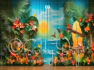 Tropical Margarita Land Backdrop-Fabric Photography Backdrop-Snobby Drops Fabric Backdrops for Photography, Exclusive Designs by Tara Mapes Photography, Enchanted Eye Creations by Tara Mapes, photography backgrounds, photography backdrops, fast shipping, US backdrops, cheap photography backdrops