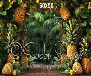 Tropical Pineapple Arch Fabric Backdrop-Fabric Photography Backdrop-Snobby Drops Fabric Backdrops for Photography, Exclusive Designs by Tara Mapes Photography, Enchanted Eye Creations by Tara Mapes, photography backgrounds, photography backdrops, fast shipping, US backdrops, cheap photography backdrops