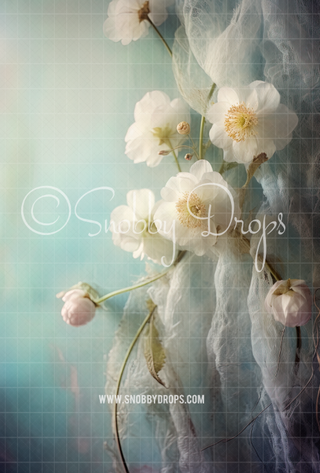 Veiled Love Fine Art Fabric Backdrop Sweep-Fabric Photography Sweep-Snobby Drops Fabric Backdrops for Photography, Exclusive Designs by Tara Mapes Photography, Enchanted Eye Creations by Tara Mapes, photography backgrounds, photography backdrops, fast shipping, US backdrops, cheap photography backdrops