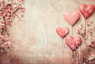 Vintage Fine Art Valentine Fabric Backdrop-Fabric Photography Backdrop-Snobby Drops Fabric Backdrops for Photography, Exclusive Designs by Tara Mapes Photography, Enchanted Eye Creations by Tara Mapes, photography backgrounds, photography backdrops, fast shipping, US backdrops, cheap photography backdrops