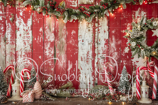 Vintage Peppermint Fence Fabric Backdrop-Fabric Photography Backdrop-Snobby Drops Fabric Backdrops for Photography, Exclusive Designs by Tara Mapes Photography, Enchanted Eye Creations by Tara Mapes, photography backgrounds, photography backdrops, fast shipping, US backdrops, cheap photography backdrops