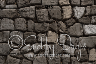 Warm Cobblestone Floor-Floor-Snobby Drops Fabric Backdrops for Photography, Exclusive Designs by Tara Mapes Photography, Enchanted Eye Creations by Tara Mapes, photography backgrounds, photography backdrops, fast shipping, US backdrops, cheap photography backdrops