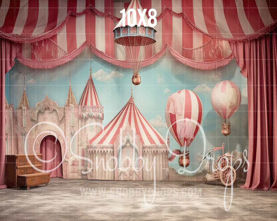 Pastel Vintage Circus Tent Backdrop – Snobby Drops