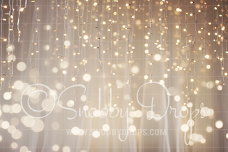 White Twinkle Curtains Dance Backdrop-Fabric Photography Backdrop-Snobby Drops Fabric Backdrops for Photography, Exclusive Designs by Tara Mapes Photography, Enchanted Eye Creations by Tara Mapes, photography backgrounds, photography backdrops, fast shipping, US backdrops, cheap photography backdrops