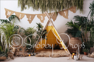 Wild One Cake Smash Fabric Backdrop-Fabric Photography Backdrop-Snobby Drops Fabric Backdrops for Photography, Exclusive Designs by Tara Mapes Photography, Enchanted Eye Creations by Tara Mapes, photography backgrounds, photography backdrops, fast shipping, US backdrops, cheap photography backdrops