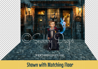 Wizard Owlery Fabric Backdrop-Fabric Photography Backdrop-Snobby Drops Fabric Backdrops for Photography, Exclusive Designs by Tara Mapes Photography, Enchanted Eye Creations by Tara Mapes, photography backgrounds, photography backdrops, fast shipping, US backdrops, cheap photography backdrops