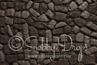 Wizard Shop Warm Cobblestone Fabric Floor-Fabric Floor-Snobby Drops Fabric Backdrops for Photography, Exclusive Designs by Tara Mapes Photography, Enchanted Eye Creations by Tara Mapes, photography backgrounds, photography backdrops, fast shipping, US backdrops, cheap photography backdrops