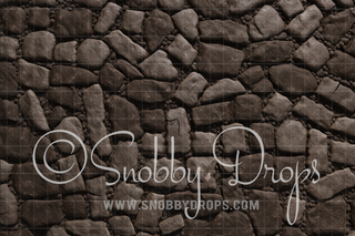 Wizard Shop Warm Cobblestone Floor-Floor-Snobby Drops Fabric Backdrops for Photography, Exclusive Designs by Tara Mapes Photography, Enchanted Eye Creations by Tara Mapes, photography backgrounds, photography backdrops, fast shipping, US backdrops, cheap photography backdrops